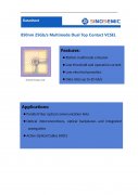 850nm25G VCSEL芯片同面電極VDD85D0001